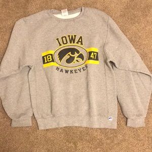 University of Iowa crew neck sweater